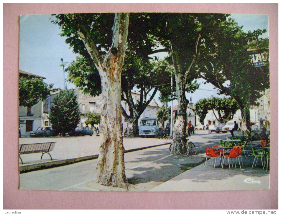 CP SARRIANS  PLACE JEAN JAURES - ECRITE EN 1983 - Sarrians