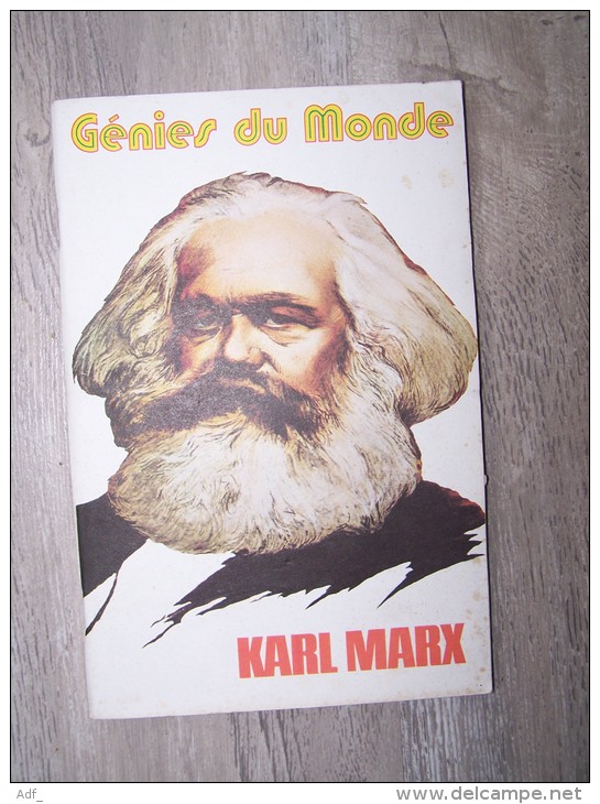 H@ LIVRET SUR LA VIE DE KARL MARX AVEC IMAGES A COLLER, COLLECTION GENIES DU MONDE - Histoire