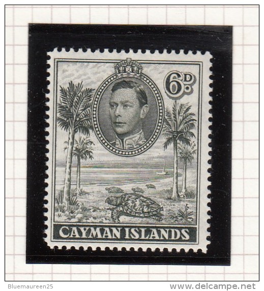 King George VI - 1938 - Iles Caïmans