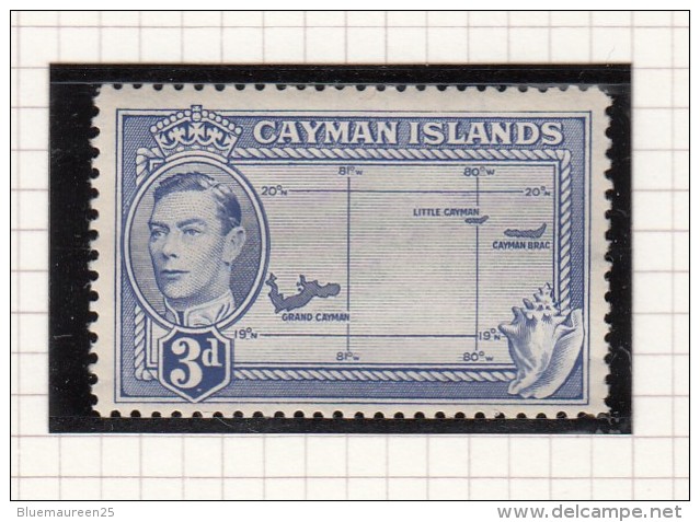 King George VI - 1938 - Iles Caïmans