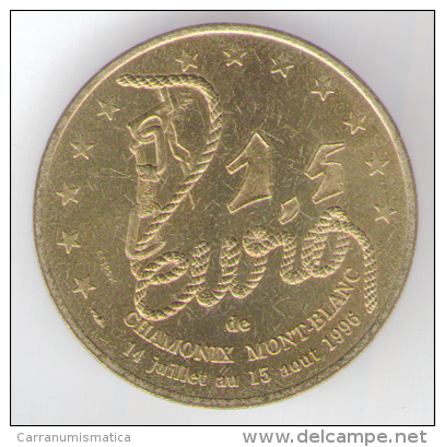 FRANCIA EURO DE CHAMONIX MONT BLANC 1.5 EURO 1996 - Euros Des Villes
