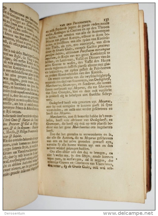 #00146 Beschryving Der Heerlykhede En Lande Van Den Proossche / Beaucourt De Noortvelde Brugge Vlaanderen Geschiedenis - Historia