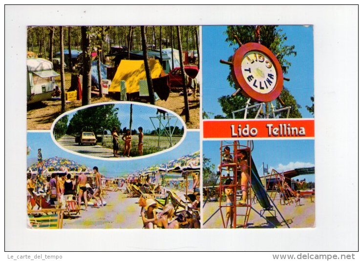 Cartolina CAMPING LIDO TELLINA (Manfredonia - Margherita Di Savoia) 1979 - Manfredonia