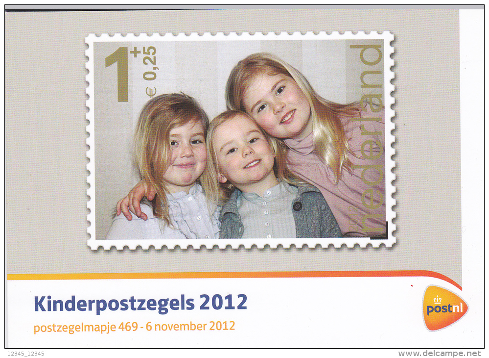 Nederland 2012, Postfris MNH, Folder 469, Childrenstamps - Neufs