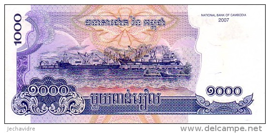 CAMBODGE   1 000  Riels   Daté De 2007   Pick 58 B         ***** BILLET  NEUF ***** - Cambodia