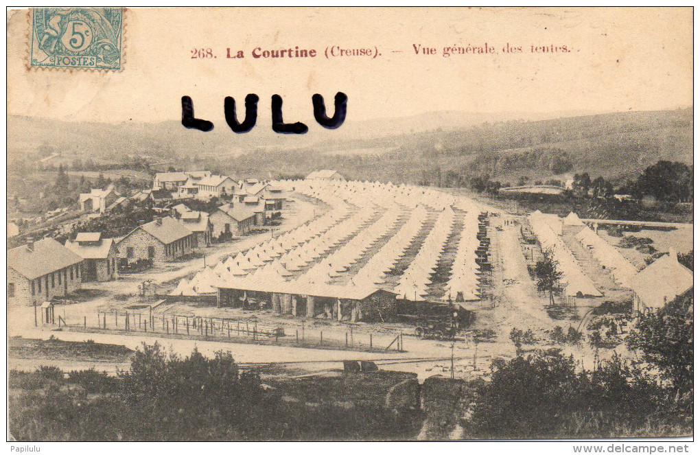 DEPT 23 ; Camp De La Courtine , Vue Générale Des Tentes - La Courtine