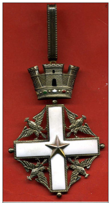 MASSIVE SILVER ITALIAN REPUBLIC MERIT ORDER COMMANDER - Italie