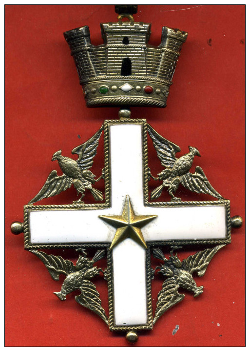 MASSIVE SILVER ITALIAN REPUBLIC MERIT ORDER COMMANDER - Italie