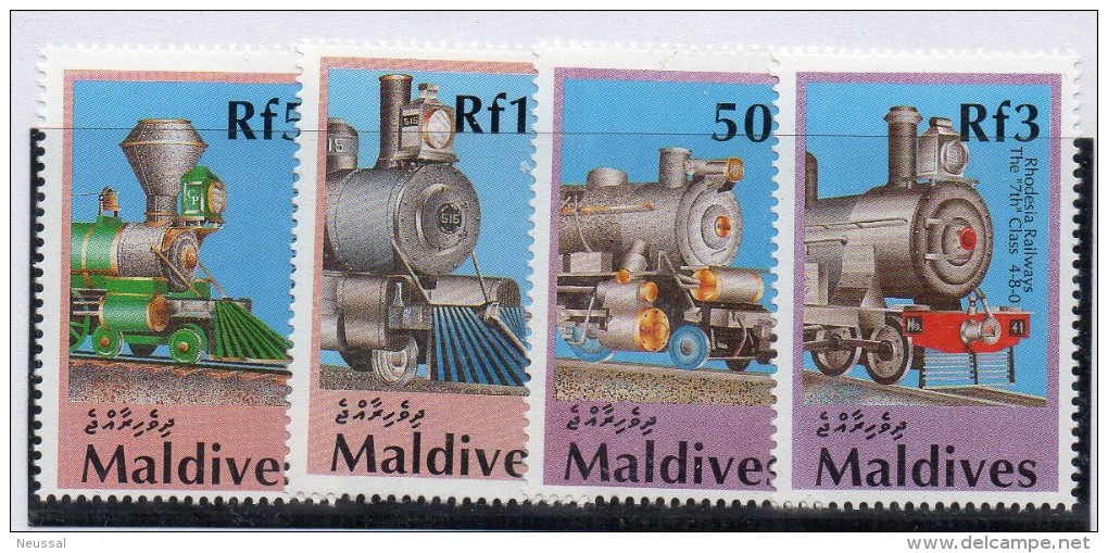 Serie Nº  1315/8  Maldives - Treni