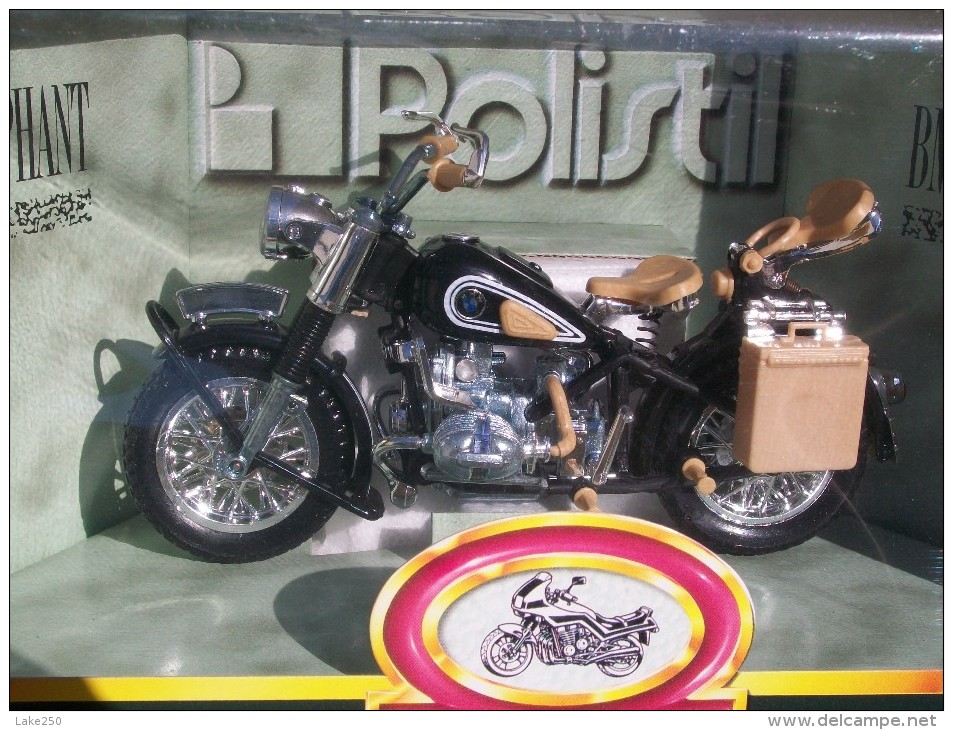 POLISTIL - BMW ELEPHANT   AVEC SA  BOITE   Scala 1/15 - Motos