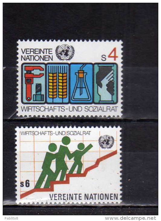 UNITED NATIONS AUSTRIA VIENNA WIEN - ONU - UN - UNO 1980 Economic And Social Council (ECOSOC).  MNH - Ungebraucht