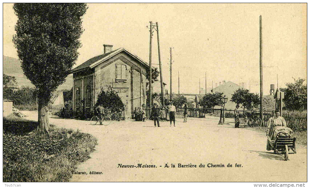 NEUVES-MAISONS - MEURTHE ET MOSELLE - (54) - PEU COURANTE CPA ANIMEE DE 1908. - Neuves Maisons