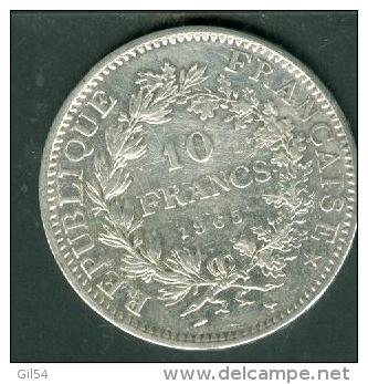 Piece 10 Francs En Argent 1965  - Pic2701 - 10 Francs