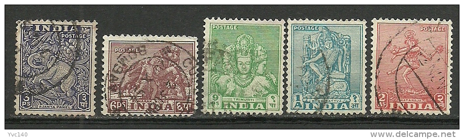 India ; 1949 Issue Stamps - Gebruikt