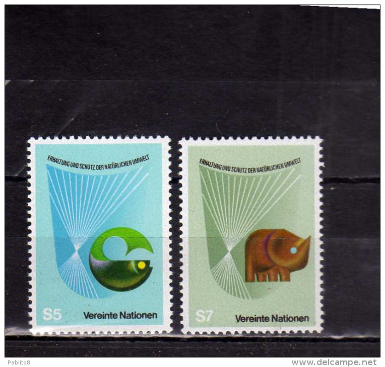 UNITED NATIONS AUSTRIA VIENNA WIEN - ONU - UN - UNO 1982 CONSERVATION AND PROTECTION NATURE NATURA MNH - Ungebraucht