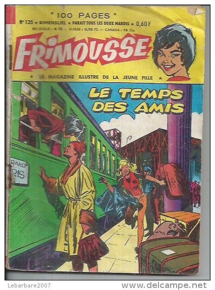 FRIMOUSSE  N° 135   -  CHATEAUDUN  1963 - Petit Format