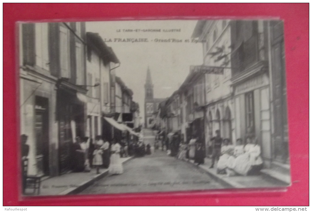 C P Lafrancaise Grande Rue Et Eglise - Lafrancaise