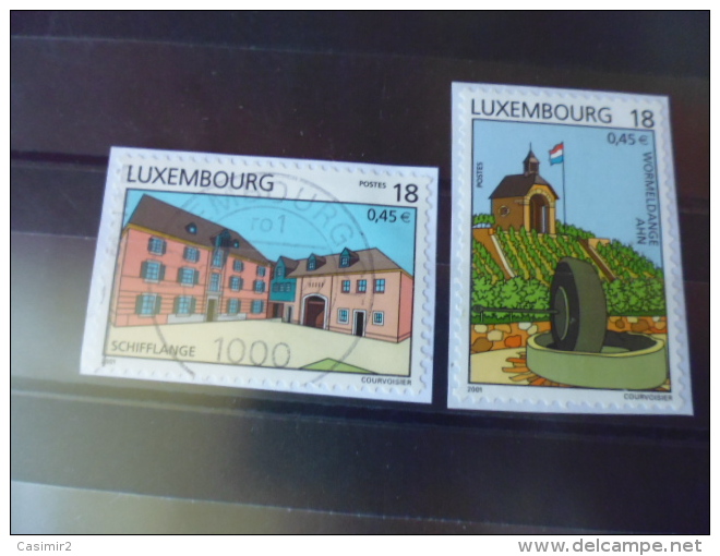 SERIE COMPLETE  OBLITEREE DU LUXEMBOURG  YVERT N° 1477.1478 - Used Stamps