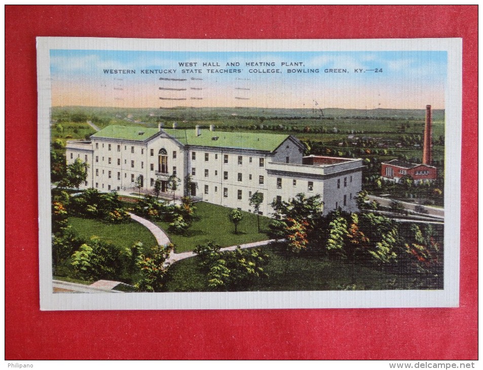 - Kentucky > Bowling Green  State Teachers College 1938  Cancel   Ref 1295 - Bowling Green