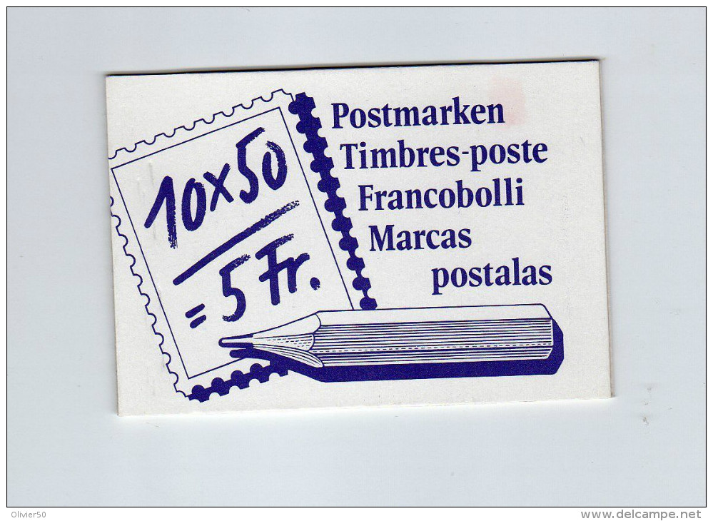 Suisse (1987)  - Carnet "Le Transport Postal"   Oblitéré - Carnets