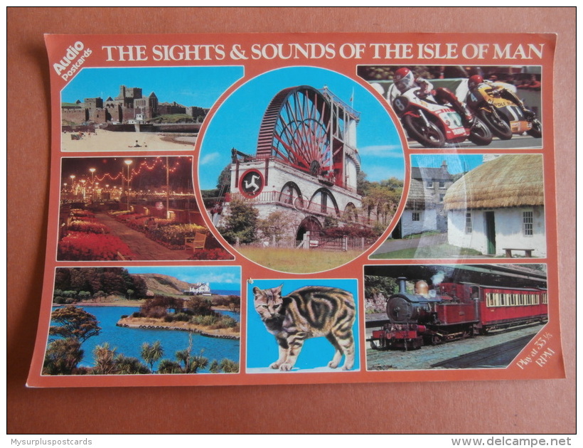 32435  AUDIO POSTCARD:   THE SIGHTS & SOUND OF THE ISLE OF MAN -See Details Below. - Ile De Man