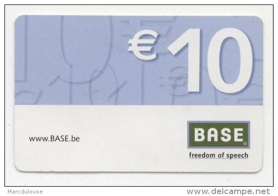 Base 10 €. Freedom Of Speech. Www.BASE.be. - [2] Prepaid & Refill Cards