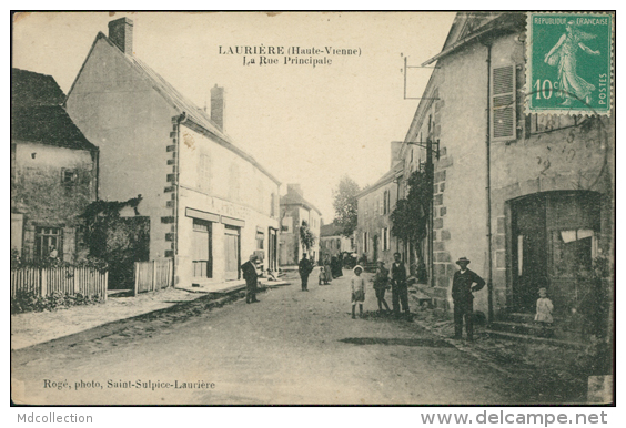 87 LAURIERE / La Rue Principale / - Lauriere