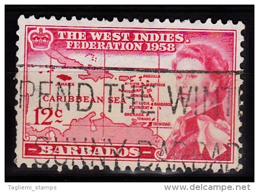 Barbados, 1958, SG 305, Used - Barbades (...-1966)