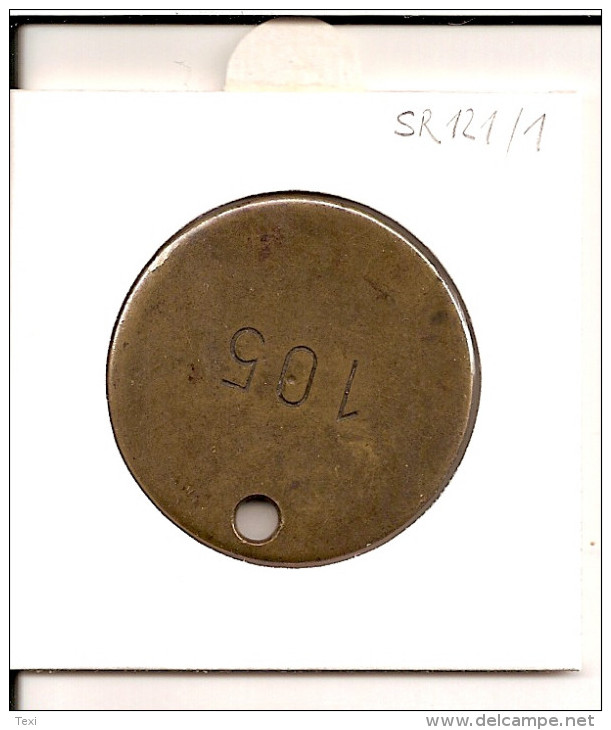 Token, Jeton, Yugoslavia Serbia. Cement Factory " New Popovac " At Popovac. Tool Tokens - Other & Unclassified