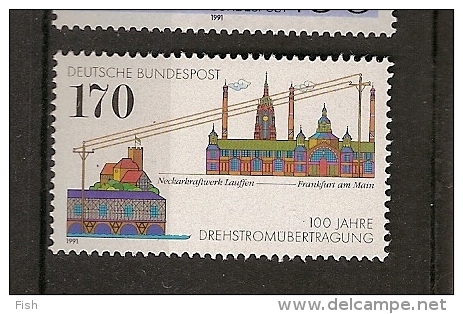 Germany ** & 1991- SC. 168 3- 3-phase Energy Transmission - Factories & Industries