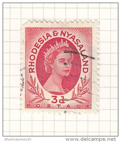 Queen Elizabeth II - 1954 - Rhodésie & Nyasaland (1954-1963)