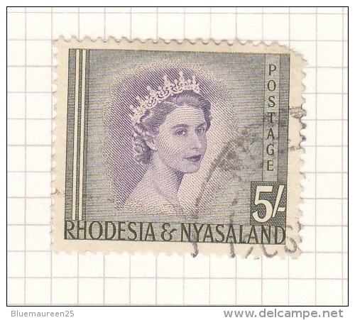 Queen Elizabeth II - 1954 - Rhodesia & Nyasaland (1954-1963)