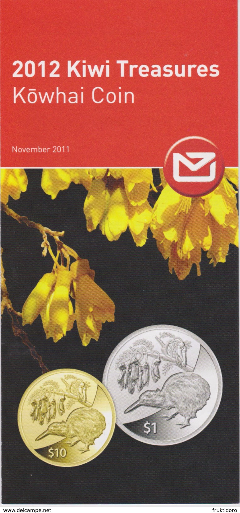 New Zealand 2011 Kiwi Treasures 2012 - Kowhai Coin - Materiaal