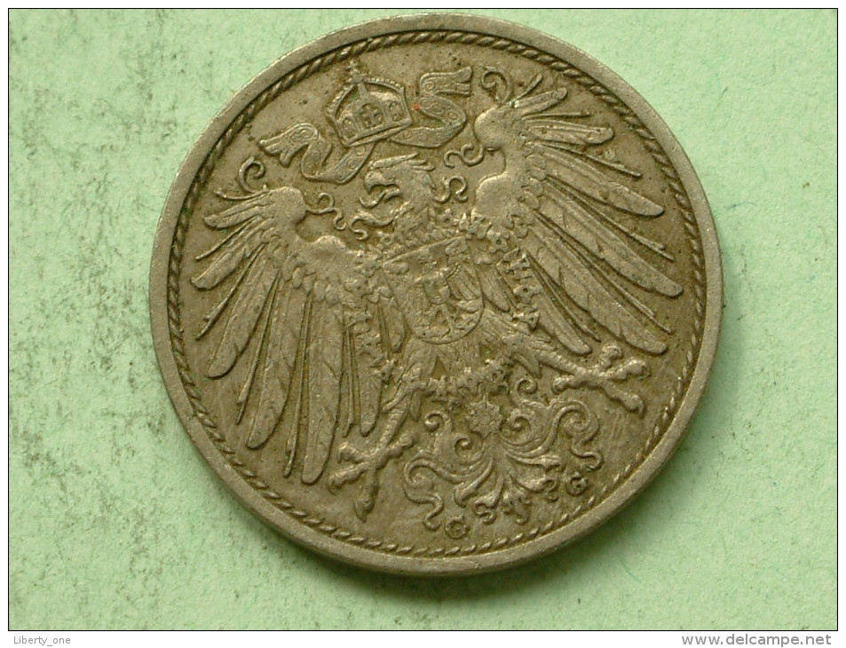 1913 D - 10 Pfennig / KM 12 ( Uncleaned Coin - For Grade, Please See Photo ) !! - 10 Pfennig