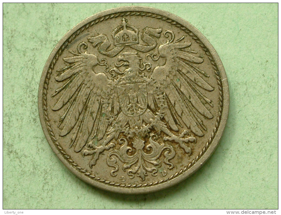 1903 D - 10 Pfennig / KM 12 ( Uncleaned Coin - For Grade, Please See Photo ) !! - 10 Pfennig