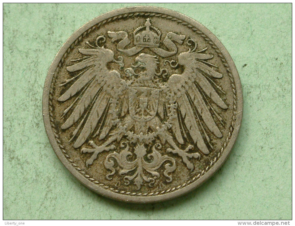 1906 D - 10 Pfennig / KM 12 ( Uncleaned Coin - For Grade, Please See Photo ) !! - 10 Pfennig