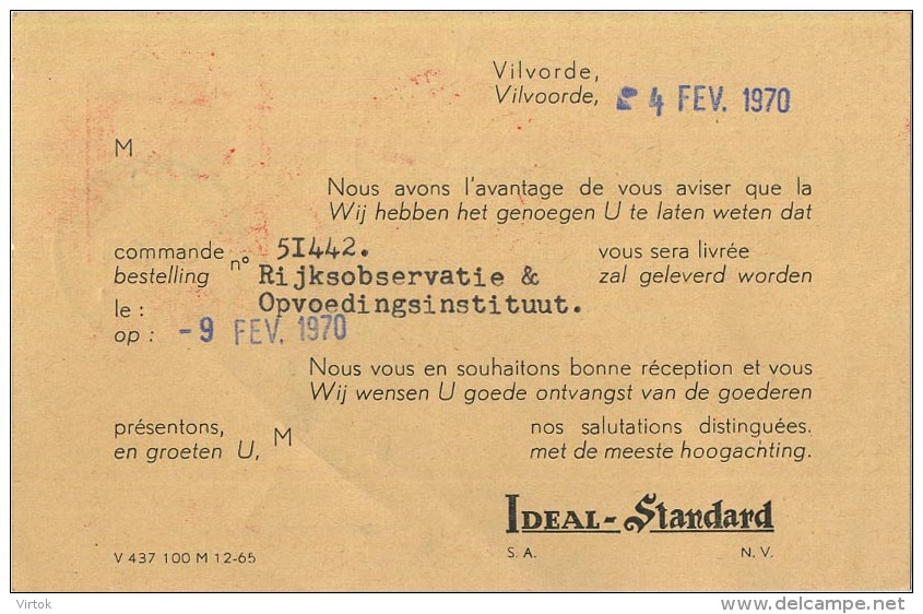 Vilvoorde :  IDEAL-STANDARD   EXPRESS   (  2 Scans ) - Vilvoorde