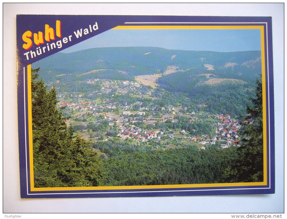 Germany: SUHL Thüringer Wald - Panorama, Totalansicht - Unused - Suhl