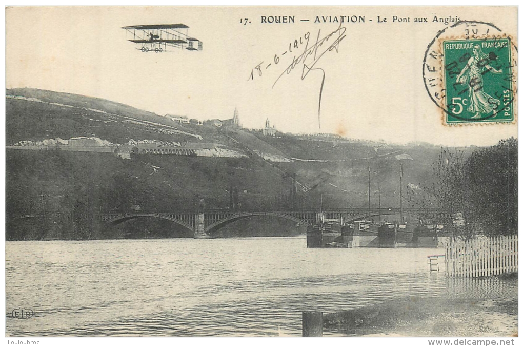 ROUEN AVIATION LE PONT AUX ANGLAIS - ....-1914: Précurseurs