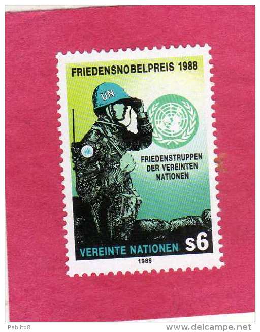 UNITED NATIONS AUSTRIA VIENNA WIEN - ONU - UN - UNO 1989 PEACE KEEPING FORCES FORZE MANTENIMENTO PACE MNH - Other & Unclassified