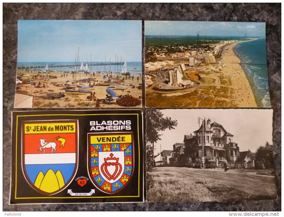 LOT DE 59 CARTES POSTALES.ST JEAN DE MONTS (85).A SAISIR !!!