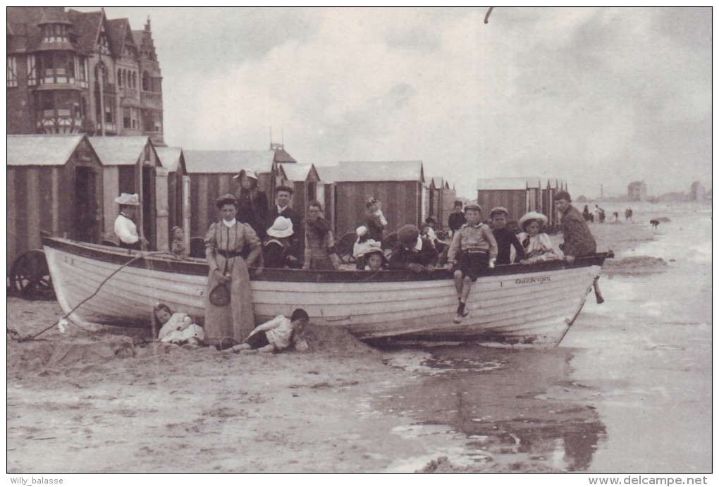 DUINBERGEN - La Plage - Barque - Enfants - Carte Animée  // - Knokke