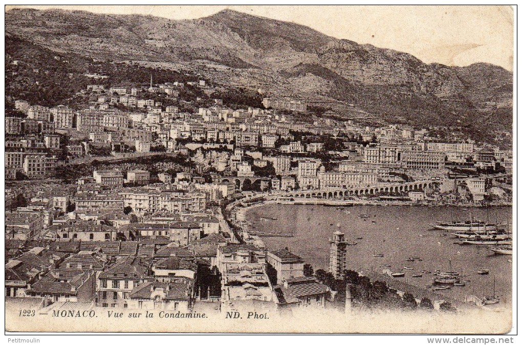 Monaco, Vue Sur La Condamine, N°1223 - La Condamine