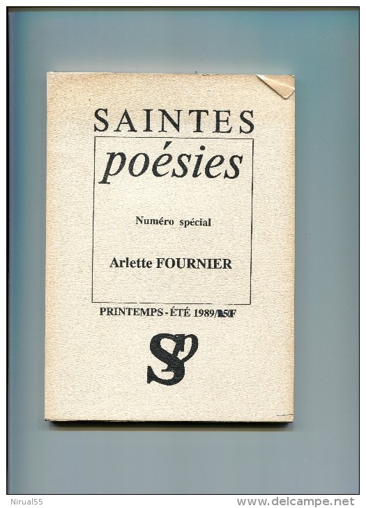 SAINTES Charente Maritime POESIES N° SPECIAL Arlette FOURNIER 1989 - Poitou-Charentes