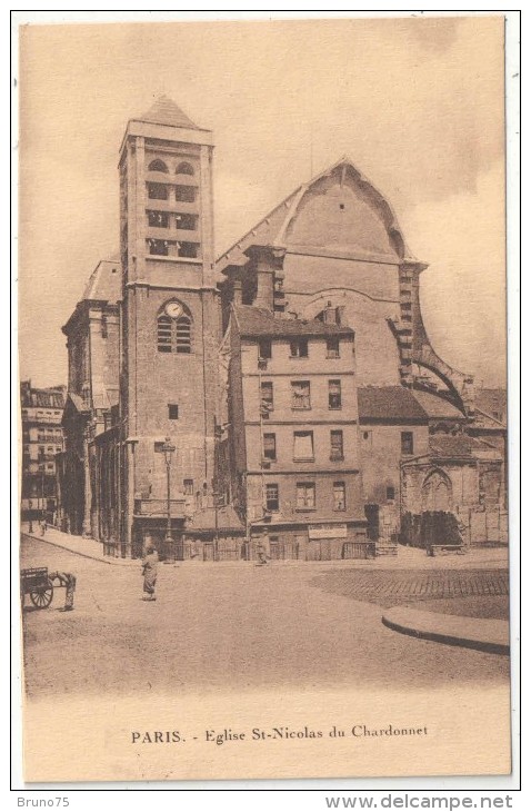 75 - PARIS 5 - Eglise Saint-Nicolas Du Chardonnet - Arrondissement: 05