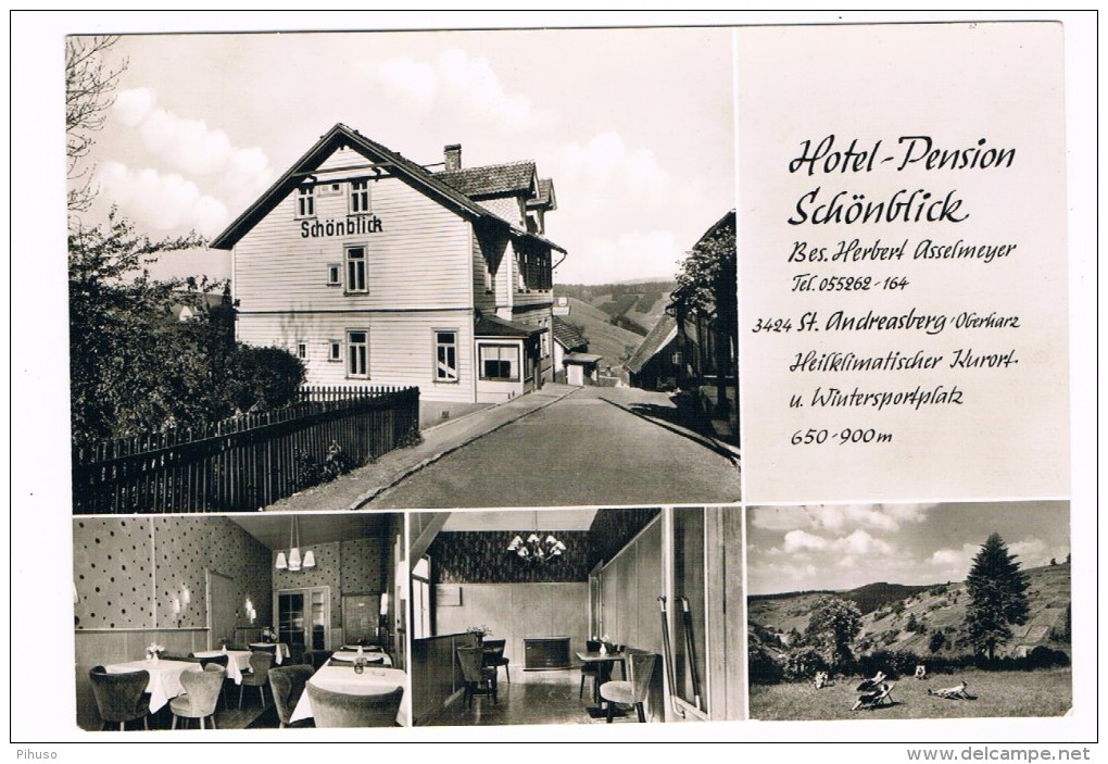 D4524     ST-ANDREASBERG : Hotel Pension Schönblick - Braunlage