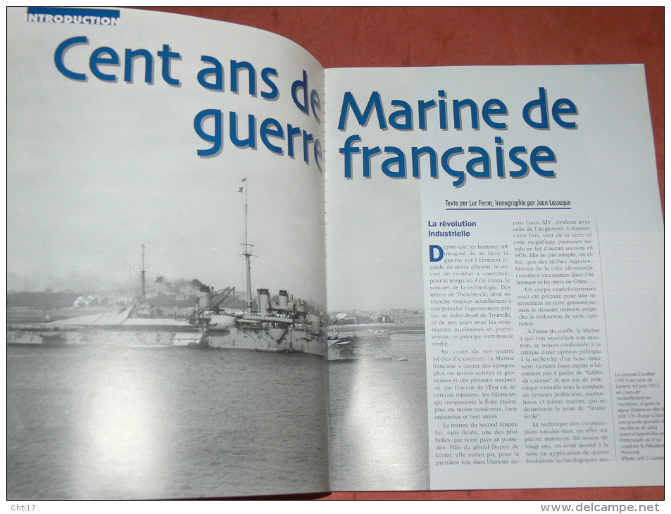 MARINE MAGAZINE N°1 2002  MILITARIA 100 ANS DE CUIRASSES / TORPILLEURS / CONTRE TORPILLEUR / AVISO /  ESCORTEUR - Boten