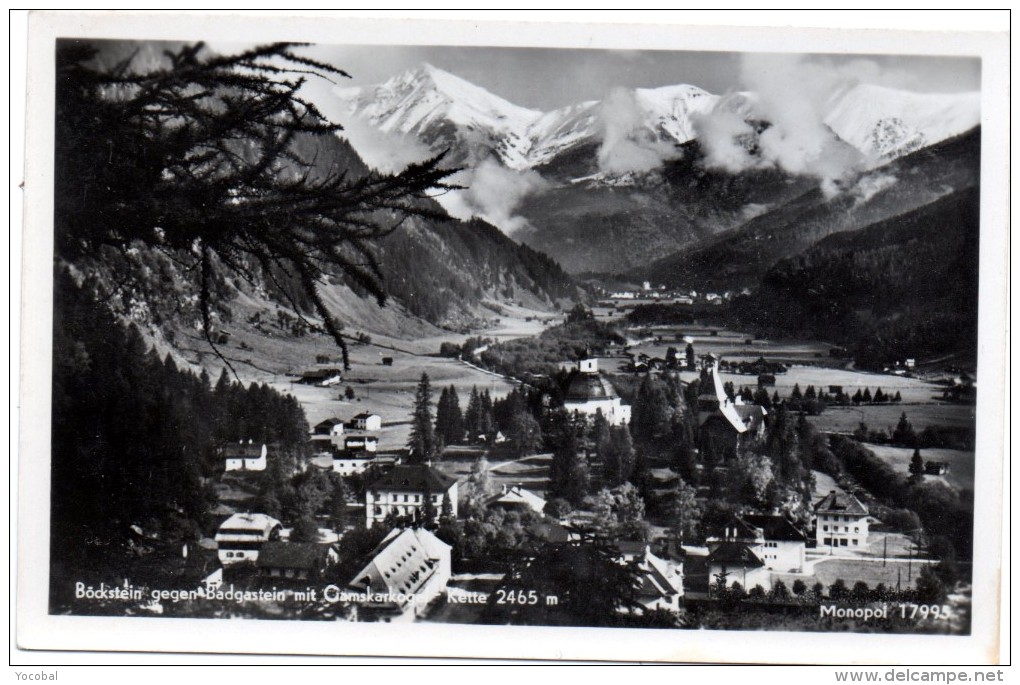 CP, AUTRICHE, SALZBOURG, BÖCKSTEIN, Gegen-Badgastein Mit Gamskarkogef-Kette 2465 M, Vierge - Böckstein