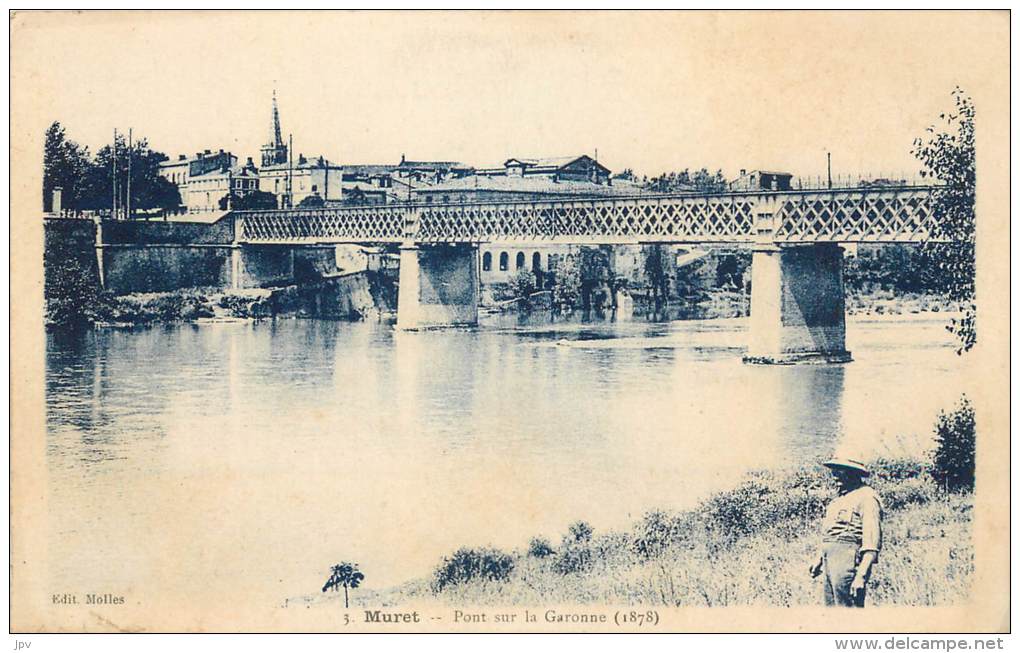 MURET . PONT SUR LA GARONNE . - Muret