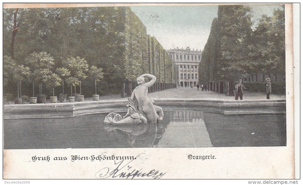 B81106 Wien Schonbrunn Orangerie Austria Front/back Image - Château De Schönbrunn